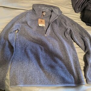 Patagonia Women's Better Sweater 1/4 Zip Barnacle Blue Large